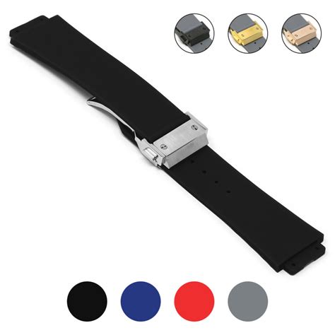 rubber strap hublot|hublot watch strap replacement.